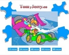 Tom si Jerry in Cursa Puzzle