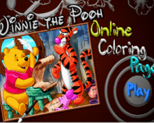 Winnie the Pooh de Colorat