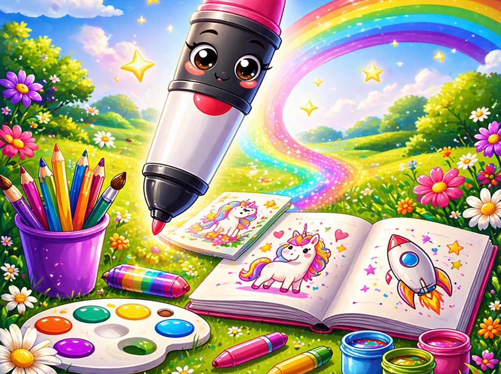 Cartea Magica de Colorat